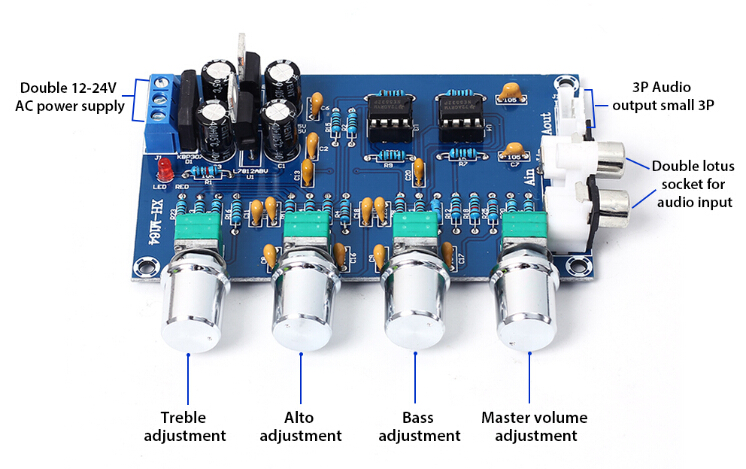 XH-M168 Səs preamplifier modulu