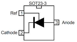 TL431 SMD SOT 23 Tənzimlənən Şunt Requlyatoru