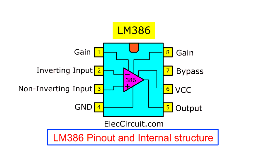 LM386N-1 Səs Gücləndirici Mikrosxem DİP8