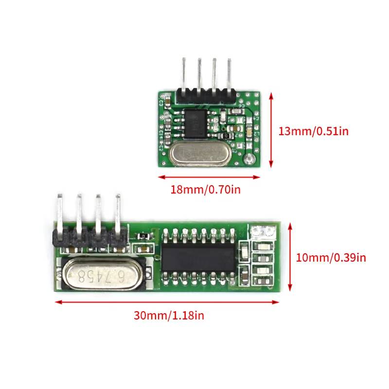 433 MHz alıcı-verici dövrə