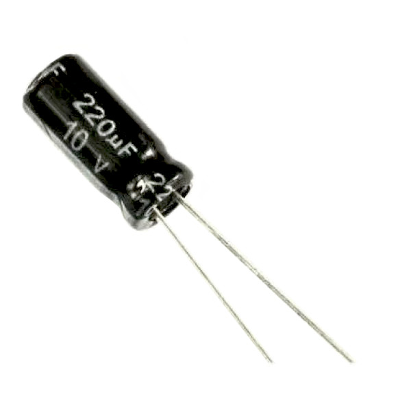 220uF/10V Elektrolitik kondensator