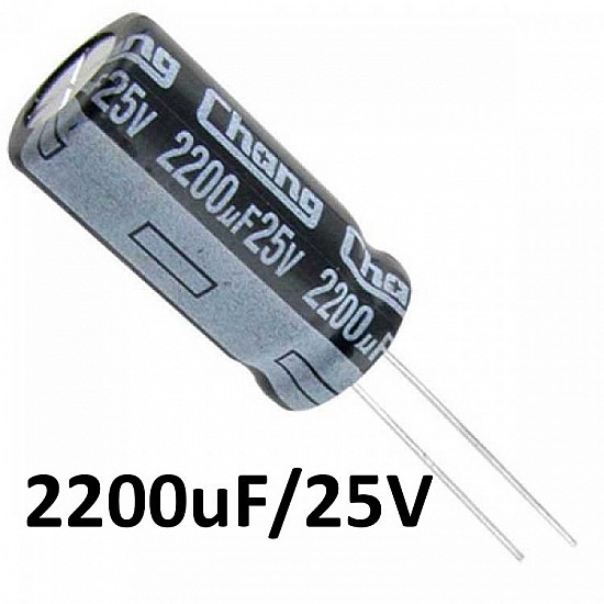 2200uF/25V Elektorlitik kondesator